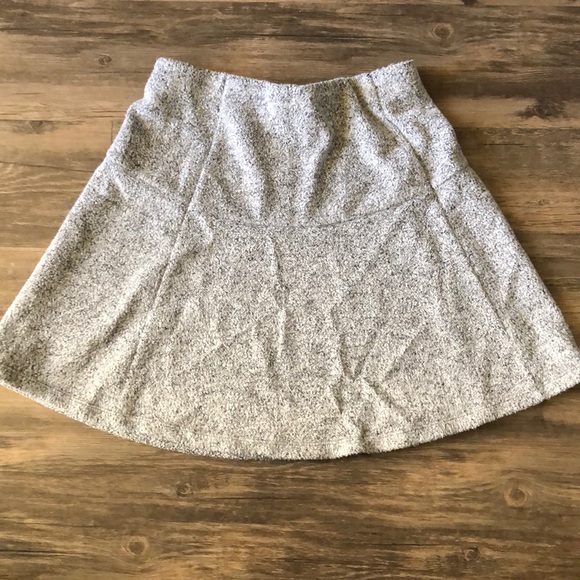 Loft Gray Fleece Skater Skirt size XSP - Picture 4 of 7
